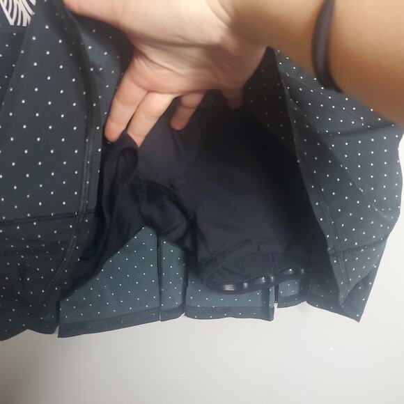 lululemon Run: Pace Setter Skirt Polka Dot Tennis Skort Sweet Spot Womens Size 6 - Picture 5 of 16